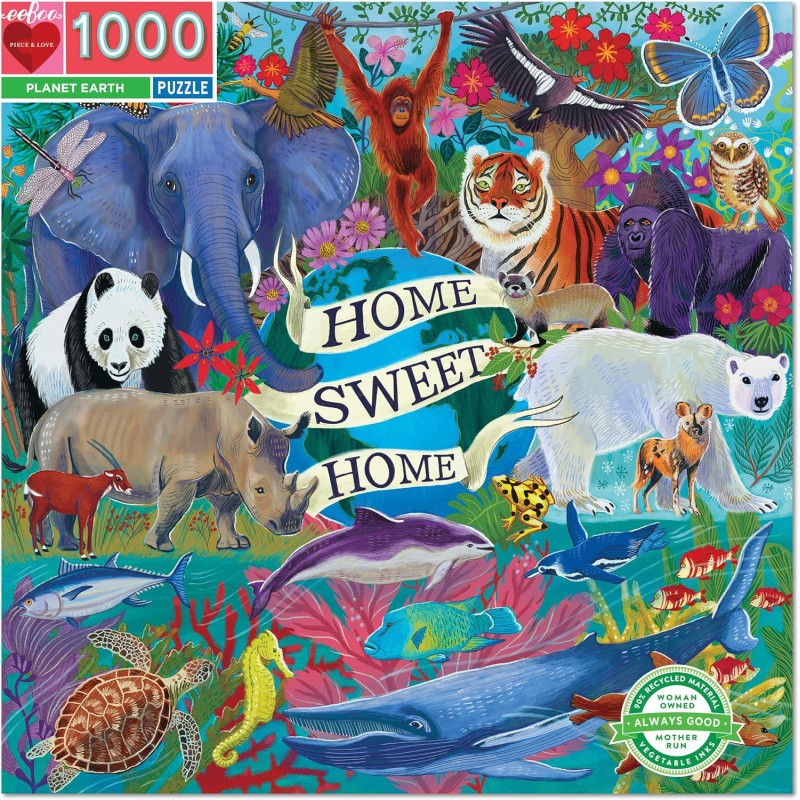 Puzzle 1000 piese eeBoo - PLANET...