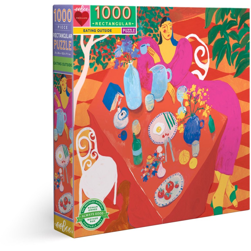 Puzzle 1000 piese eeBoo - EATING...