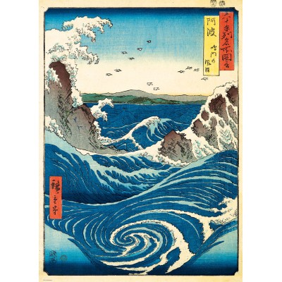 Puzzle 1000 piese Eurographics - Hiroshige Utagawa:Naruto...