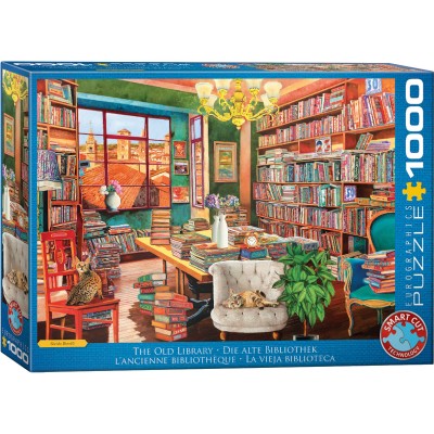 Puzzle 1000 piese Eurographics - The old library... 2