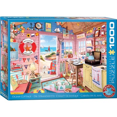 Puzzle 1000 piese Eurographics - Beach Cottage - Ray... 2