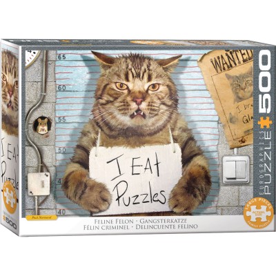 Puzzle 500 piese XXL Eurographics - Felony Cat... 2