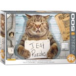 Puzzle 500 piese XXL Eurographics - Felony Cat (Eurographics-6500-5786)
