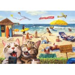 Puzzle 500 piese XXL Eurographics - No cats allowed by Lucia Heffe (Eurographics-6500-5879)