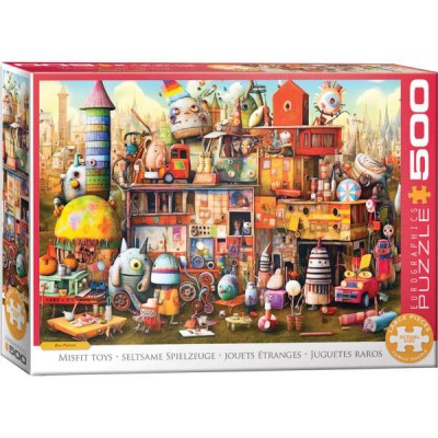 Puzzle 500 piese XXL Eurographics - Misfit Toys by Ray... 2