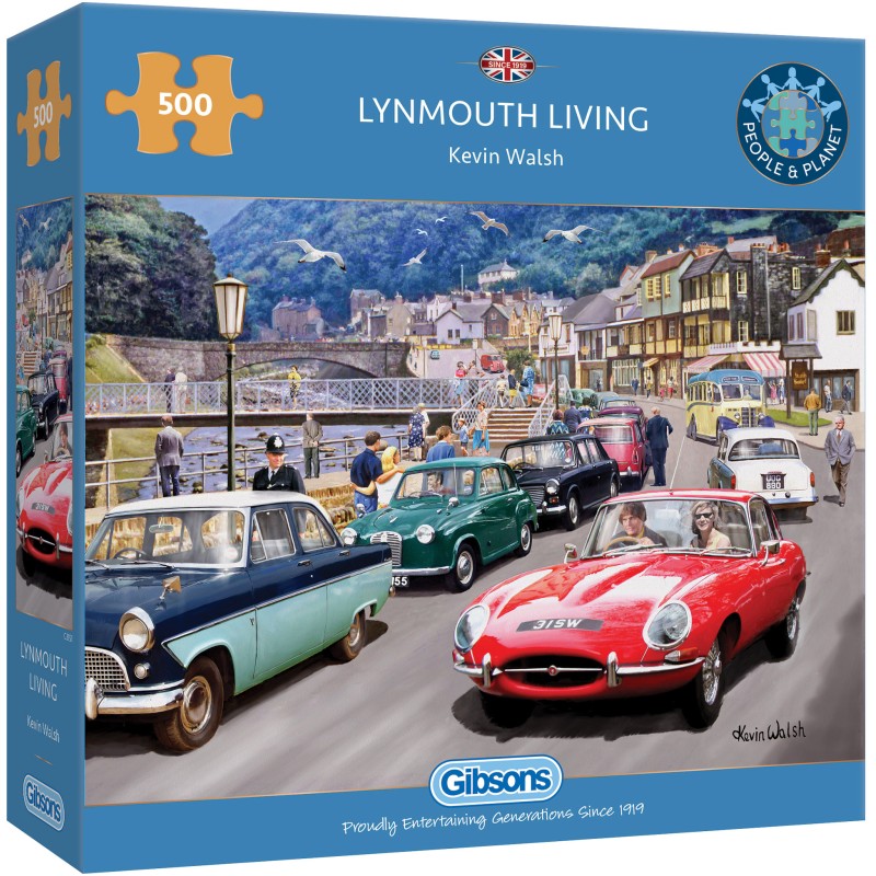 Puzzle 500 piese Gibsons - Lynmouth...