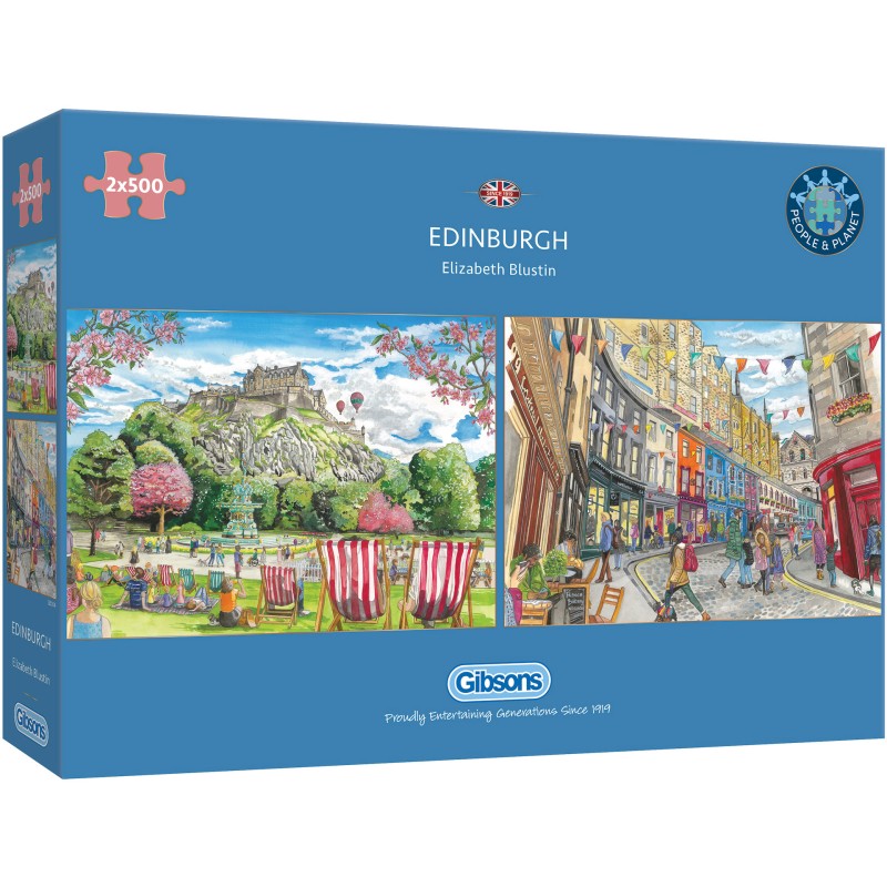 Puzzle 2x500 piese Gibsons -...