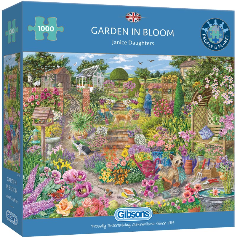 Puzzle 1000 piese Gibsons - Garden in...