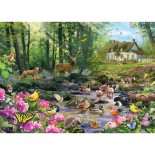 Puzzle 1000 piese Gibsons - Woodland Glade (Gibsons-G6370)