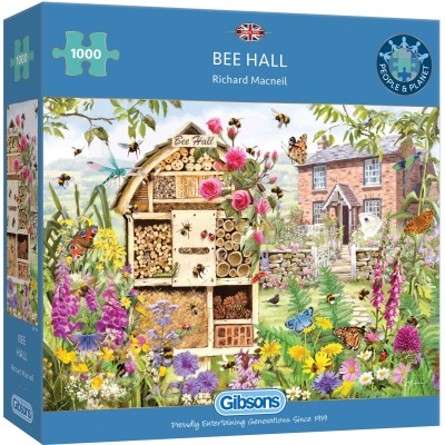 Puzzle 1000 piese Gibsons - Bee Hall (Gibsons-G6375) 2