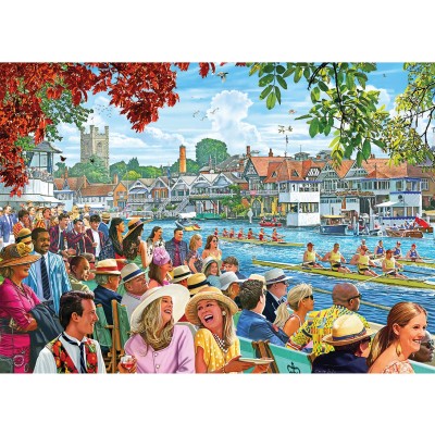 Puzzle 1000 piese Gibsons - Rowing at the Regatta...