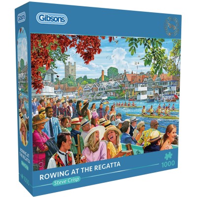 Puzzle 1000 piese Gibsons - Rowing at the Regatta... 2
