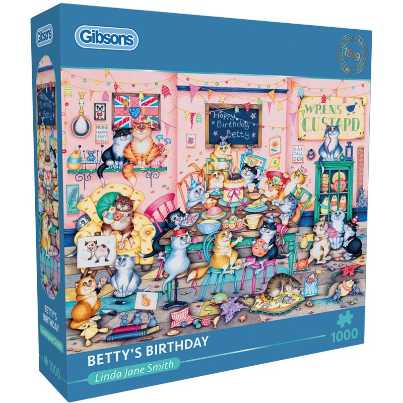 Puzzle 1000 piese Gibsons - Betty's...