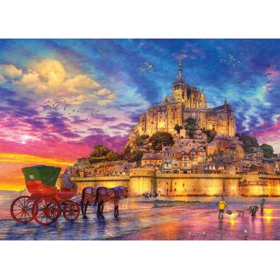 Puzzle 1000 piese Gibsons - Mont Saint-Michel...
