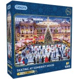 Puzzle 1000 piese Gibsons - Skating at Somerset House (Gibsons-G6419)