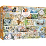 Puzzle 1000 piese Gibsons - Sun Bears and Sloths (Gibsons-G7134)