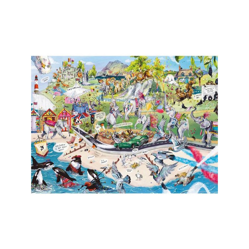 Puzzle 1000 piese Gibsons - Herd of...