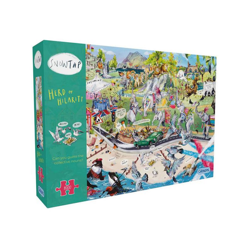 Puzzle 1000 piese Gibsons - Herd of...