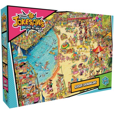 Puzzle 1000 piese Gibsons - Jokesaws - Seaside... 2