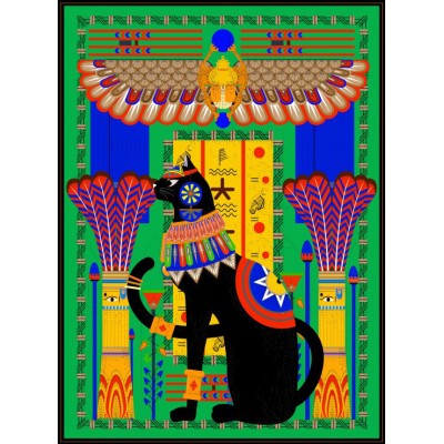 Puzzle 2000 piese Grafika - Egyptian Cat (Grafika-F-30409)