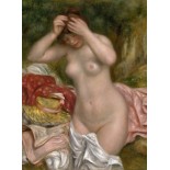 Puzzle 2000 piese Grafika - Auguste Renoir:Bather Arranging Her Hair, 1893 (Grafika-F-30527)