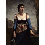 Puzzle 2000 piese Grafika - Jean-Baptiste Camille Corot:Agostina, 1866 (Grafika-F-30552)