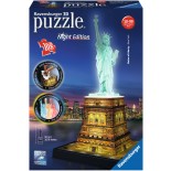 Puzzle 3D Ravensburger - Luminos Statuia Libertatii, 108 Piese (12596)
