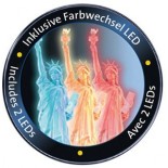 Puzzle 3D Ravensburger - Luminos Statuia Libertatii, 108 Piese (12596)