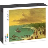 Puzzle 104 piese Grafika Kids - George Catlin:First Sailing of the Griffin on Lake Erie. August 7, 1679, 1847-1848 (Grafika-F-3