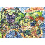 Puzzle 1000 piese Grafika - Sally Rich:Visit Devon (Grafika-F-33364)