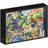 Puzzle 1000 piese Grafika - Sally Rich:Visit Devon (Grafika-F-33364)