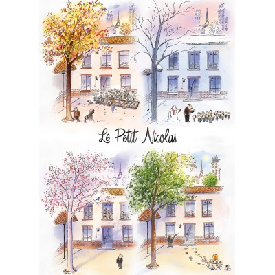 Puzzle 1000 piese Grafika - Le Petit Nicolas - Les Quatre...