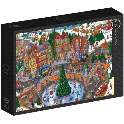 Puzzle 500 piese Grafika - Steve Skelton:Holiday Havoc... 2