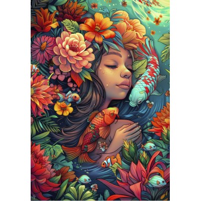 Puzzle 1000 piese Grafika - Eden Cove - Mahlia...