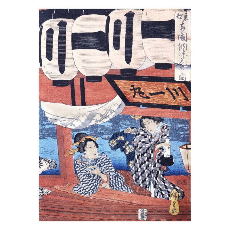 Puzzle 500 piese Grafika - Hiroshige...