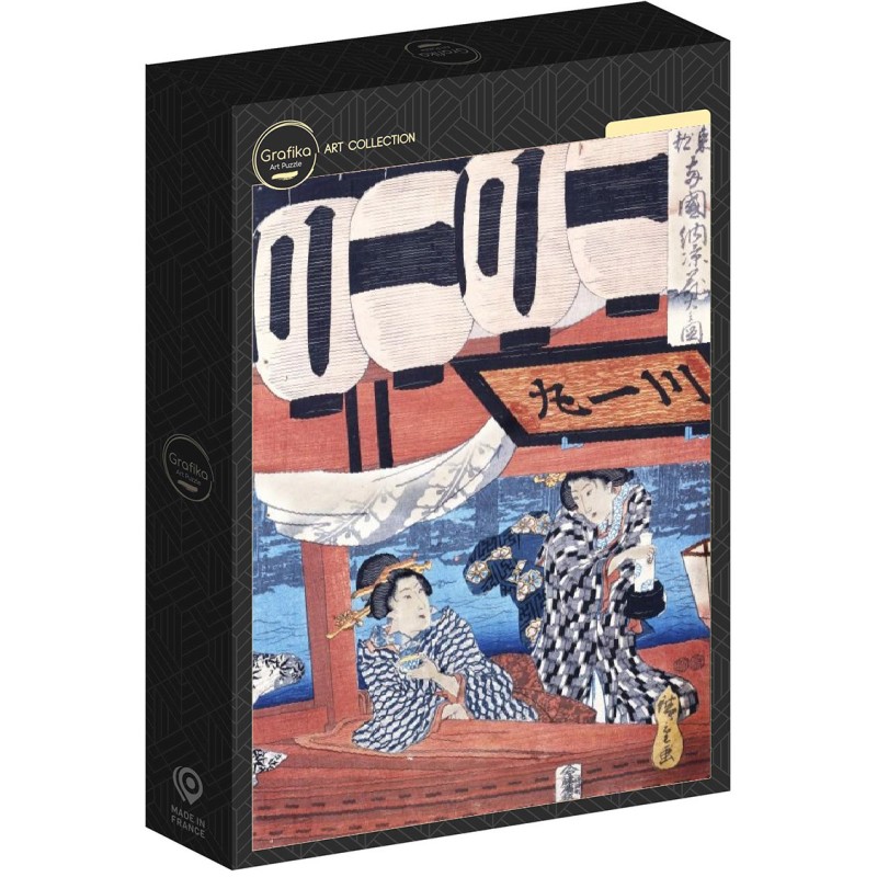 Puzzle 500 piese Grafika - Hiroshige...