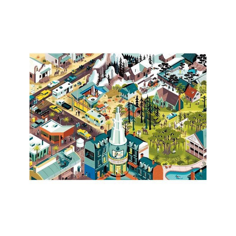 Puzzle 1000 piese Heye - Movie...