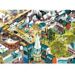 Puzzle 1000 piese Heye - Movie Masters - Tarantino Films (Heye-29949)