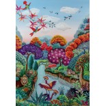 Puzzle 500 piese Heye - Maria Amalia Bartolini:Plant Paradise (Heye-29956)