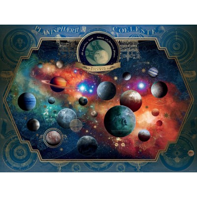 Puzzle 1500 piese Heye - Andre Sanchez:Space World...