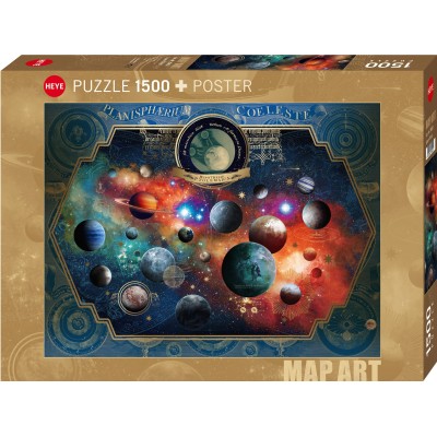 Puzzle 1500 piese Heye - Andre Sanchez:Space World... 2