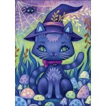 Puzzle 1000 piese Heye - Jeremiah Ketner:Witch Cat (Heye-30030)