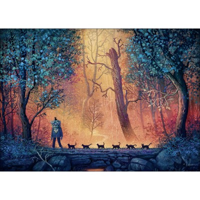 Puzzle 1000 piese Heye - Andy Kehoe:Woodland March...
