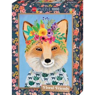 Puzzle 1000 piese Heye - Mia Charro:Floral Friends... 2