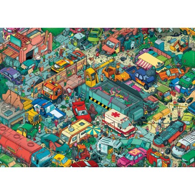 Puzzle 1000 piese Heye - Lectrr:Car Cemetery (Heye-30046)