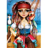 Puzzle 1000 piese Magnolia - Romi Lerda:The Beautiful Pirate (Magnolia-1718)