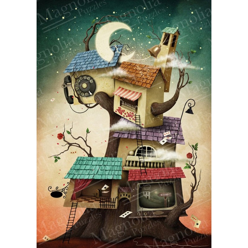 Puzzle 1000 piese Magnolia - House on...