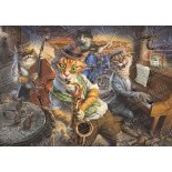 Puzzle 1000 piese Magnolia - Mark Fredrickson:Groupies at Risk (Magnolia-3403)