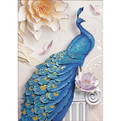 Puzzle 1000 piese Magnolia - Blue Peacock (Magnolia-3515)