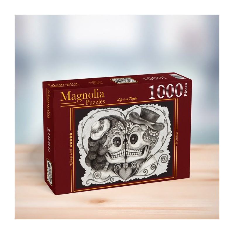 Puzzle 1000 piese Magnolia - Happy...